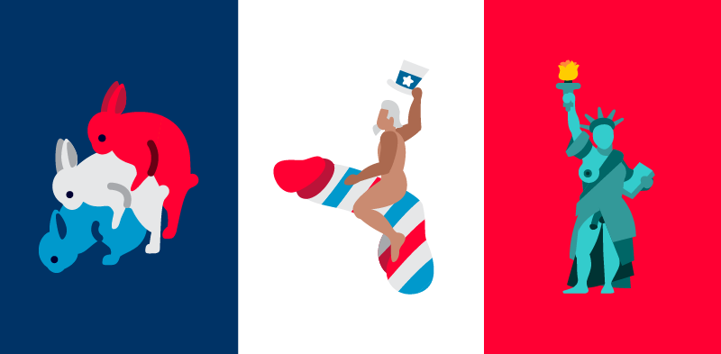 6-pack of *FREE* 4th of July! Redeem for your account at https://flirtmoji.co/secret/july-fourth.
