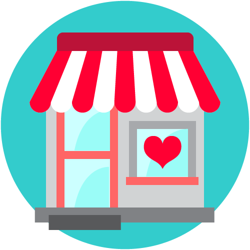 Shop icons storefront