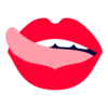 licking%20lips%20 %20flirtmoji